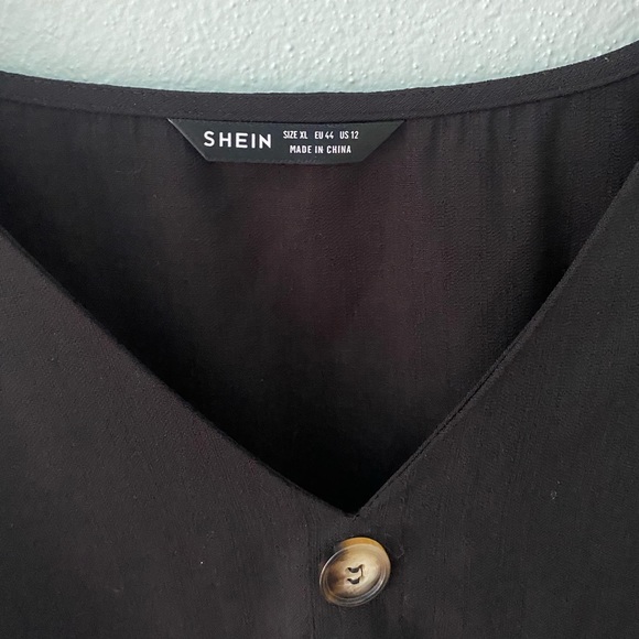 ‼️SOLD‼️Shein Tiered Peplum Blouse - Picture 2 of 3